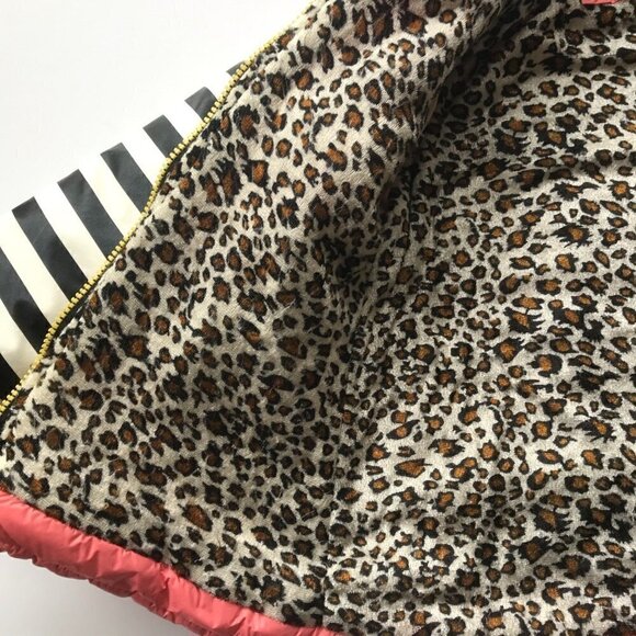 Weilong Girls Pink Stripes, cute hooded, fluffy lined, Jacket - says L looks M - Picture 9 of 16